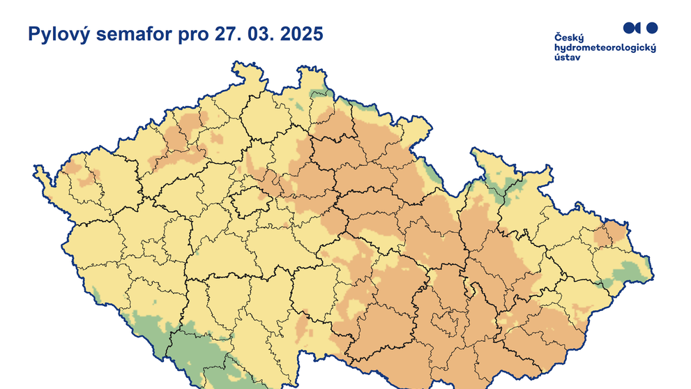 Pylový semafor pro 27. 3. 2025