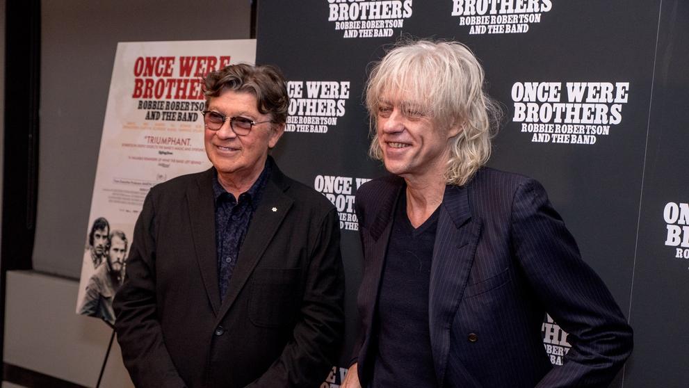 Robbie Robertson a Bob Geldof, 11. 2. 2020