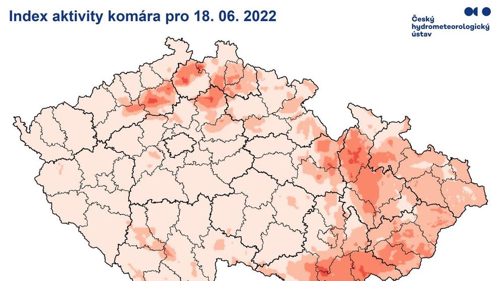 Aktivita komárů
