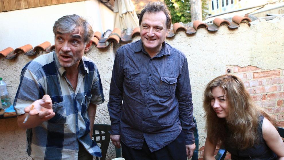 Oldřich Kaiser, Julek Neumann, Karolína Kaiserová v roce 2009