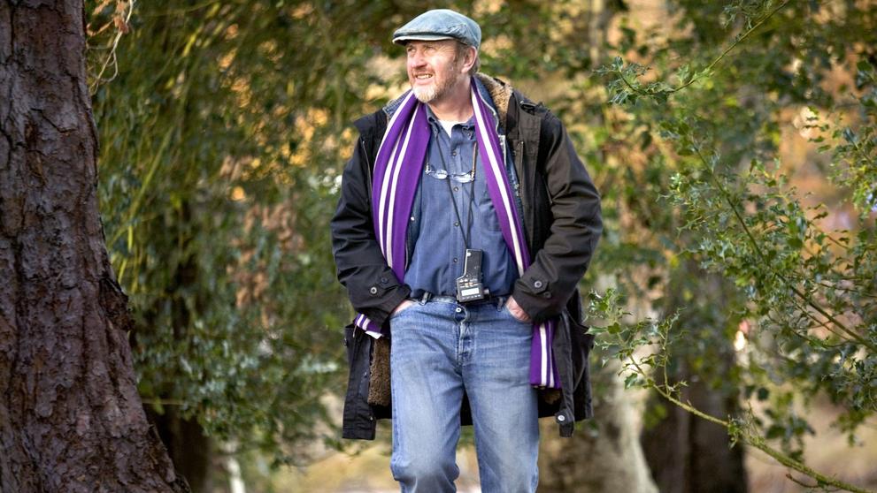 Roger Pratt během natáčení Harry Potter a Ohnivý pohár, 2005