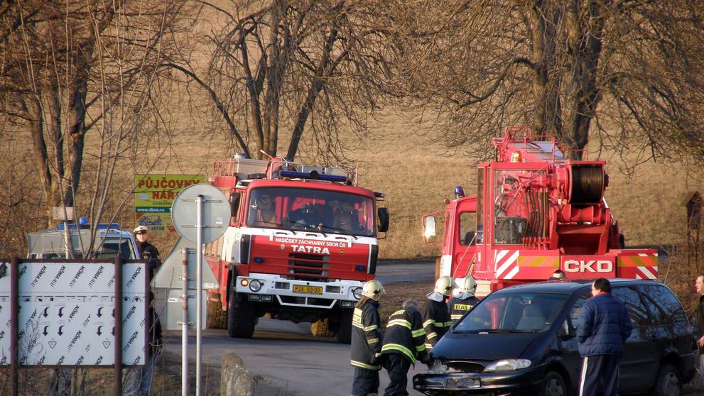 Osobák skončil v potoce