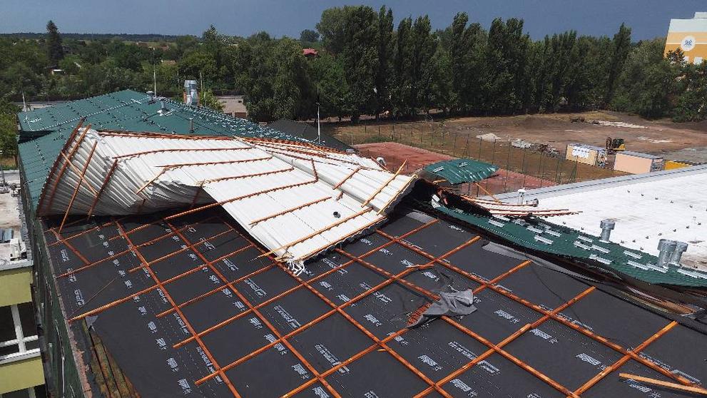 Následky bouřek na jižní Moravě