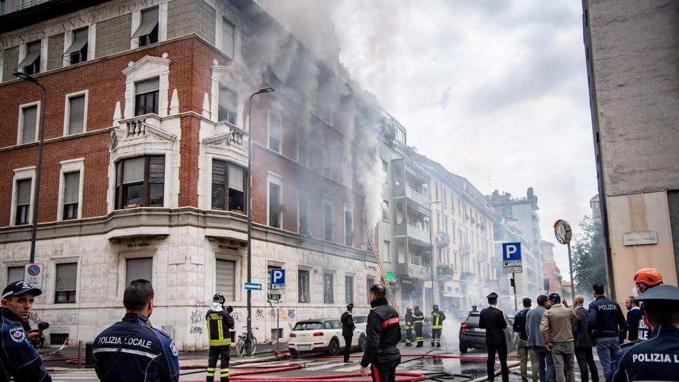 Exploze v centru Milána (3)