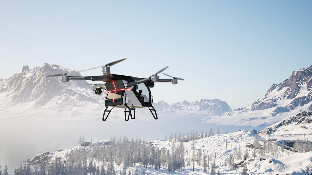 Modulové vozítko Land Aircraft Carrier s dvoumístným dronem