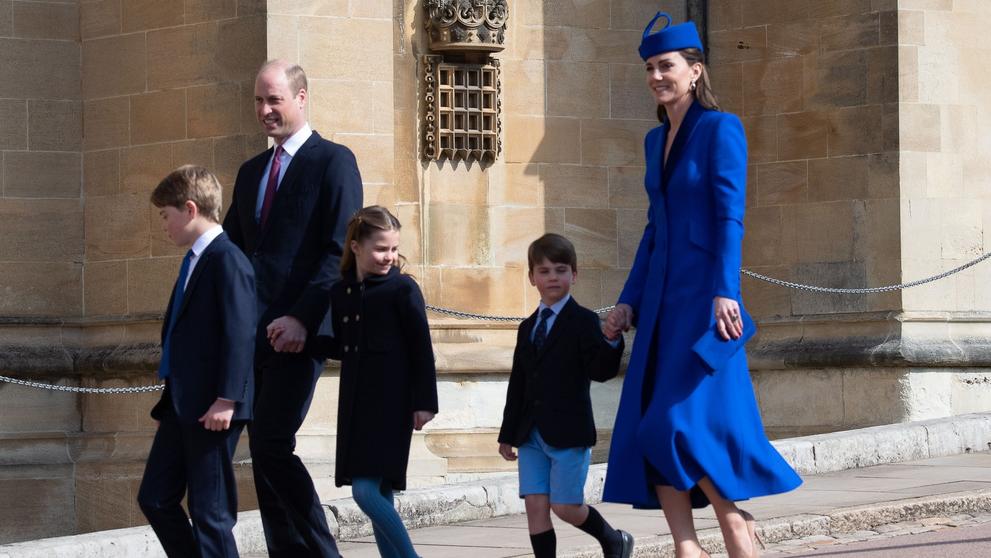 Královská rodina oslavila Velikonoce na hradě Windsor