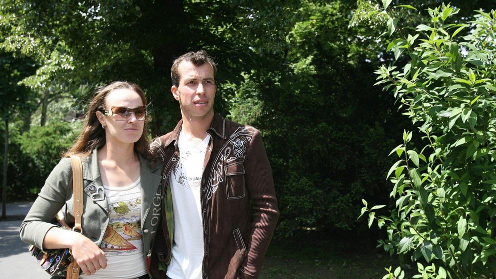Martina Hingisová a Radek Štěpánek