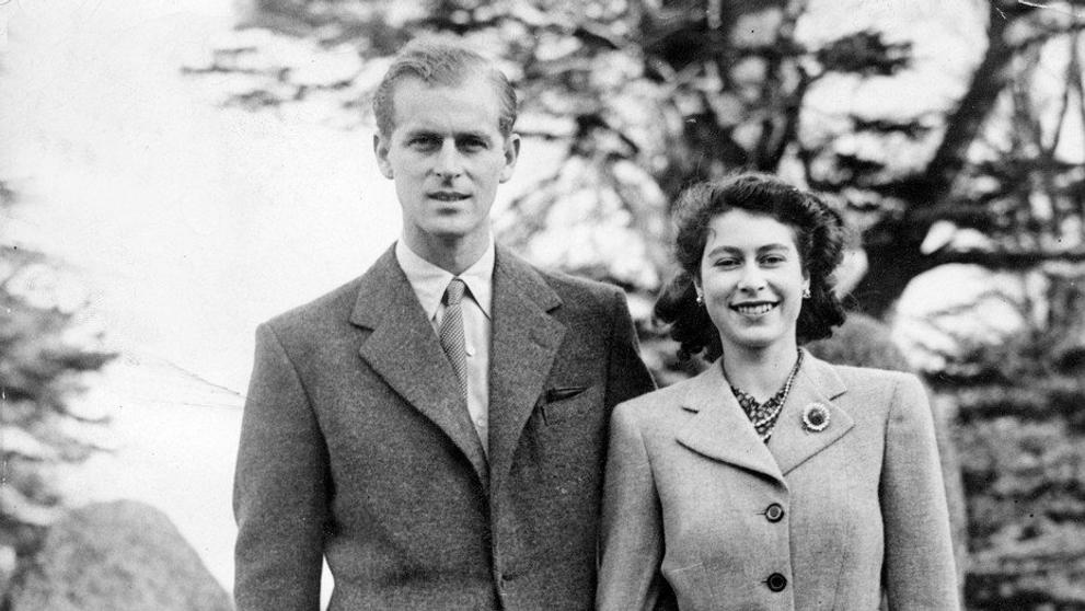 Královna Alžběta a princ Phillip - 1947