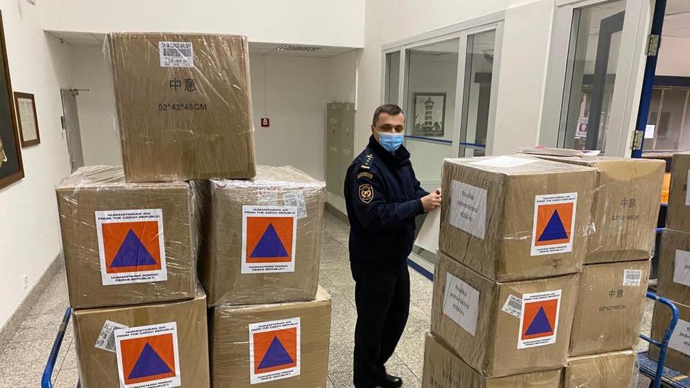 Humanitární pomoc pro Arménii na letišti v Kbelích - 2