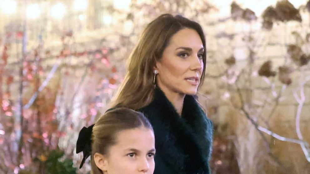 Princezna Charlotte na vánoční bohoslužbě