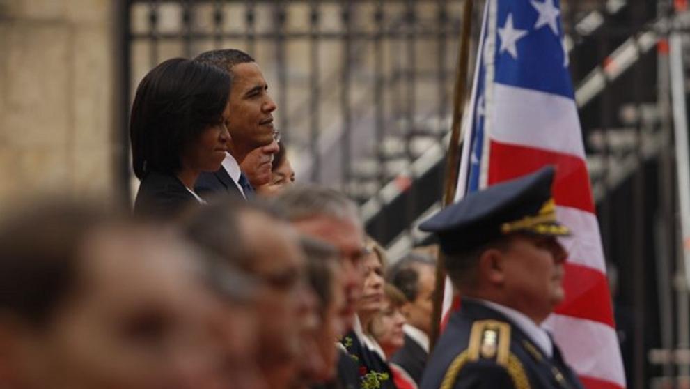 Obama na Hradě u Klause