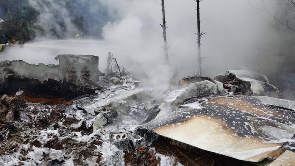 Pád malého letadla u České Lípy - 6