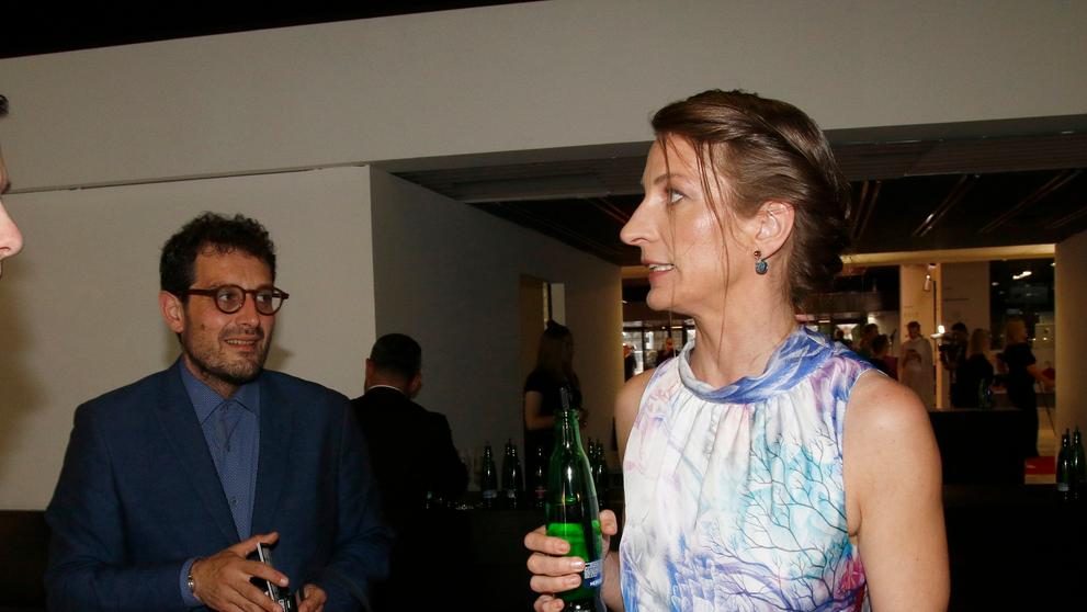 Anna Polívková a její manžel Giuseppe na filmovém festivalu ve Varech