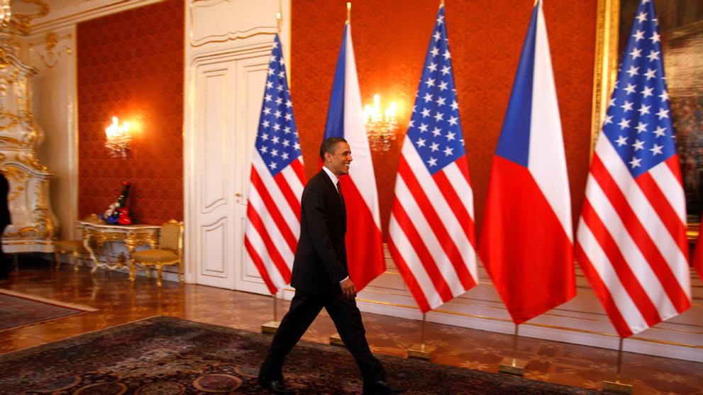 Obama jedná s Klausem-2