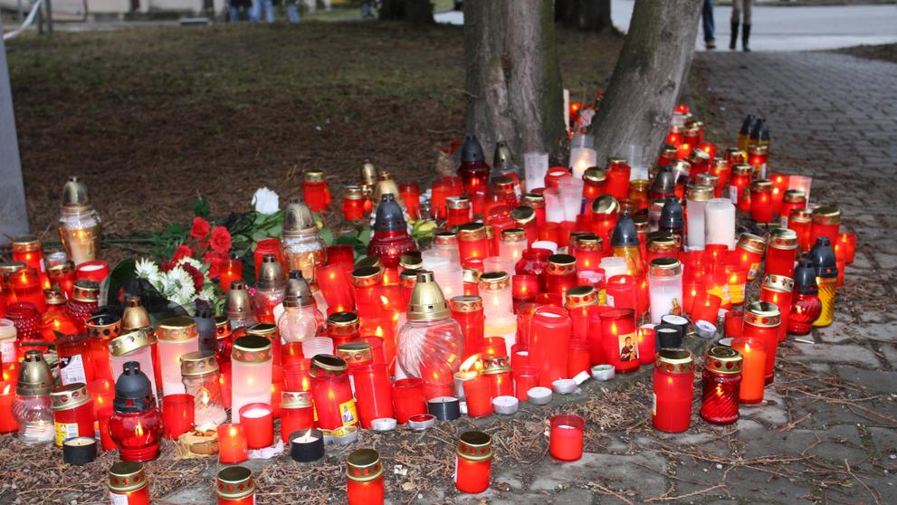 Pieta za oběti střelby v Uherském Brodě - 2