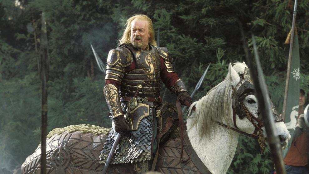 Bernard Hill ve filmu Pán prstenů Návrat krále, 2003