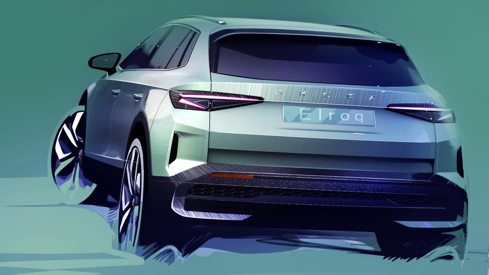 Škoda Elroq na designových skicách