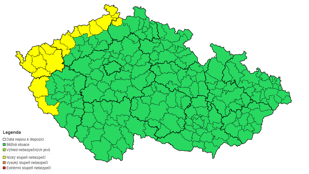 Výstraha ČHMÚ