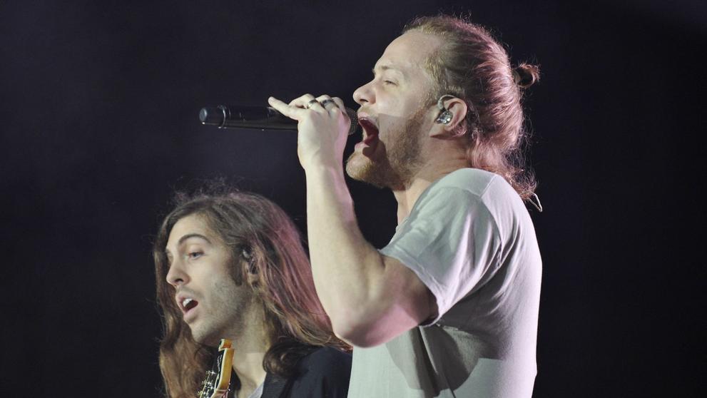 Imagine Dragons v pražské O2 areně - 12