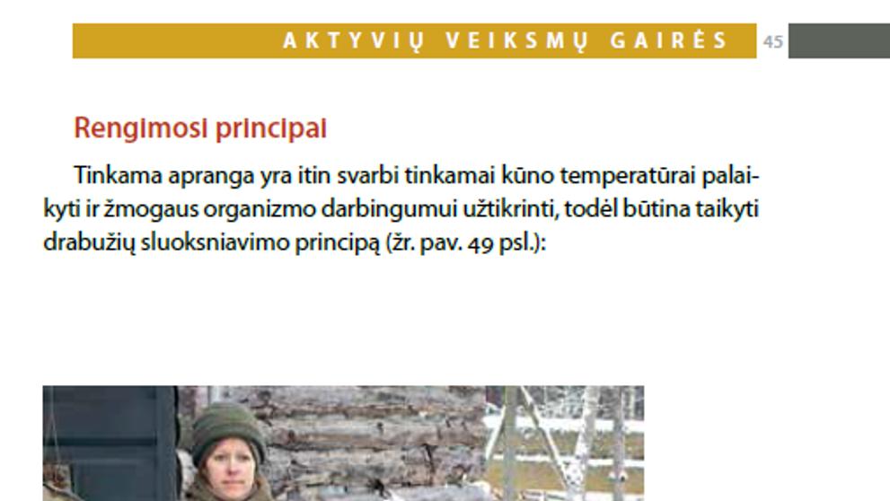 Správné oblečení je zásadní pro udržení správné tělesné teploty