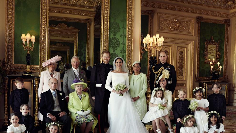 Oficiální svatební foto prince Harryho a Meghan