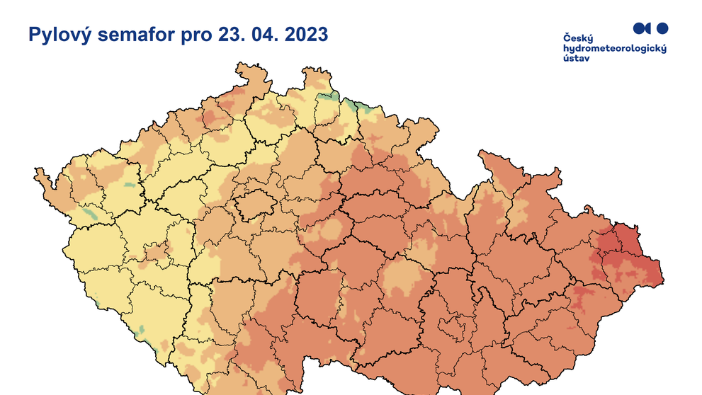 Pylový semafor pro 23. 4. 2023