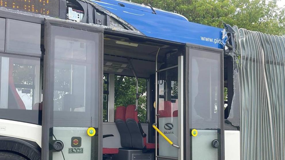 Nehoda autobusu v Dřevčicích