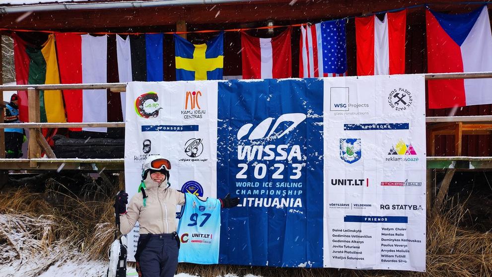 Mistryně světa v ice and snow sailingu Bianka Mičke