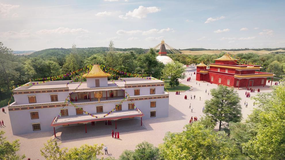 Na Kladensku vyroste buddhistická stavba - 1