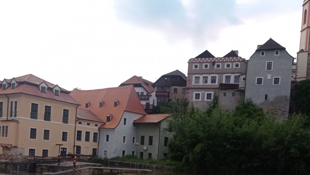 Pátrací akce na Vltavě v Českém Krumlově