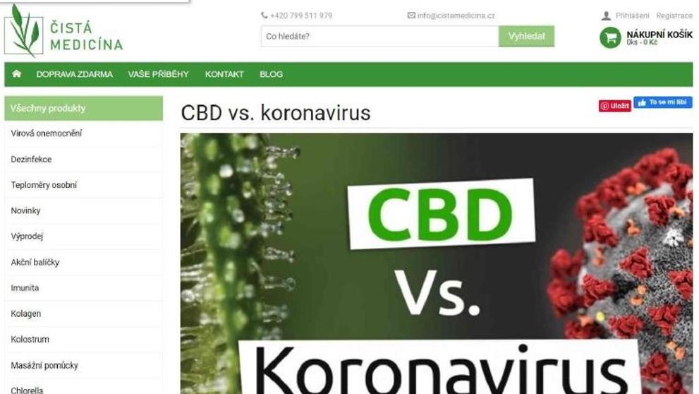 Zneužívání virové epidemie některými prodejci doplňků stravy na internetu - 3