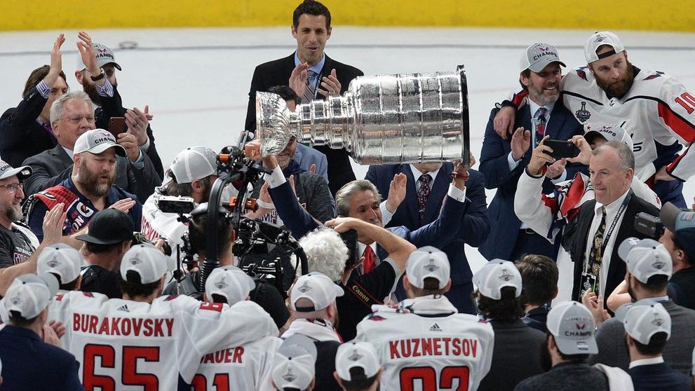Oslavy hokejistů Washington Capitals
