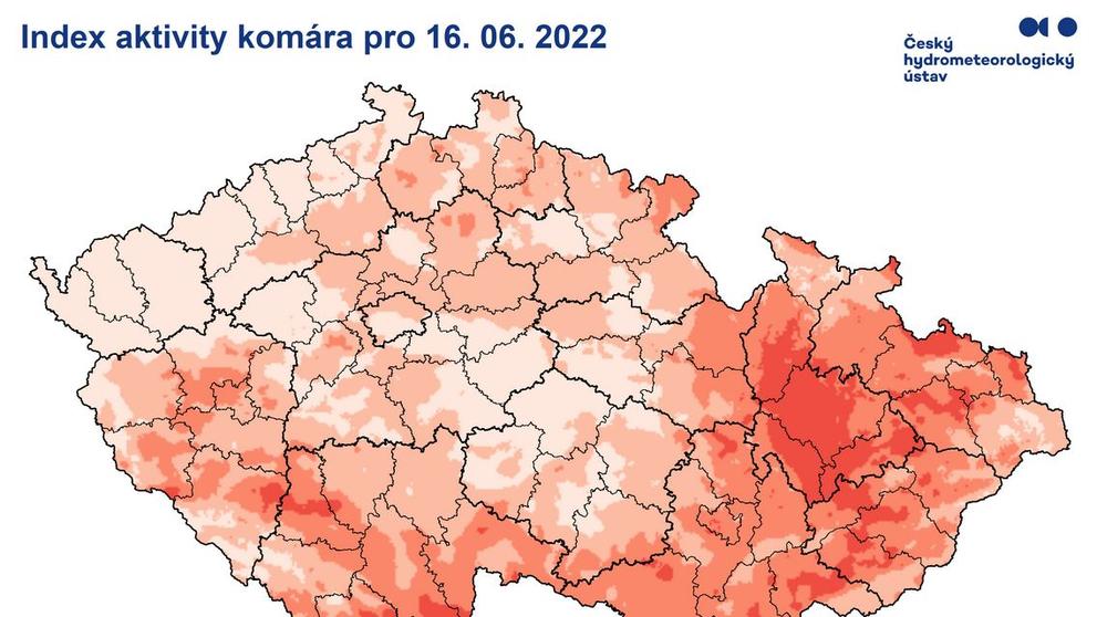 Aktivita komárů