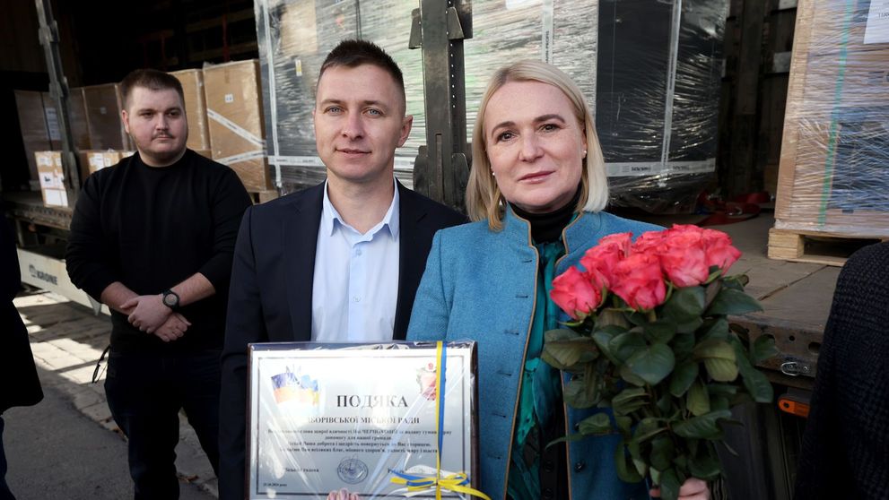Jana Černochová na Ukrajině