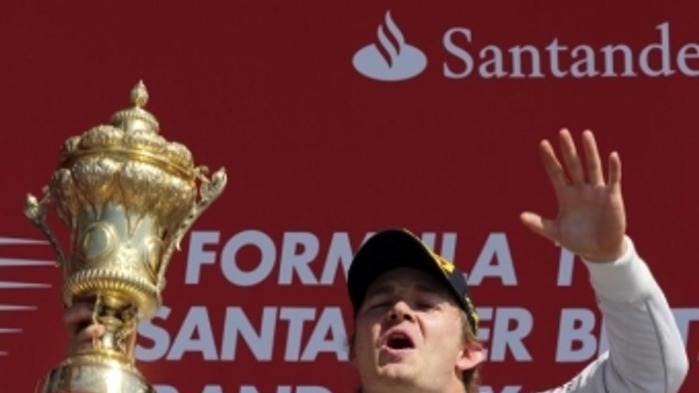 Nico Rosberg slaví vítězství v britské Grand Prix - 3