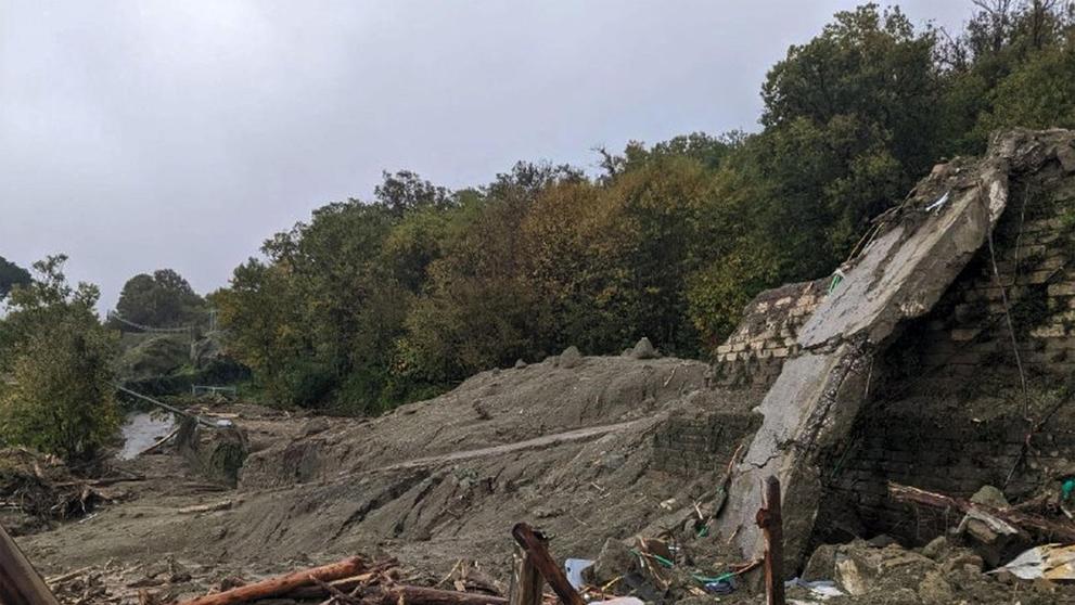 Sesuv půdy na ostrově Ischia