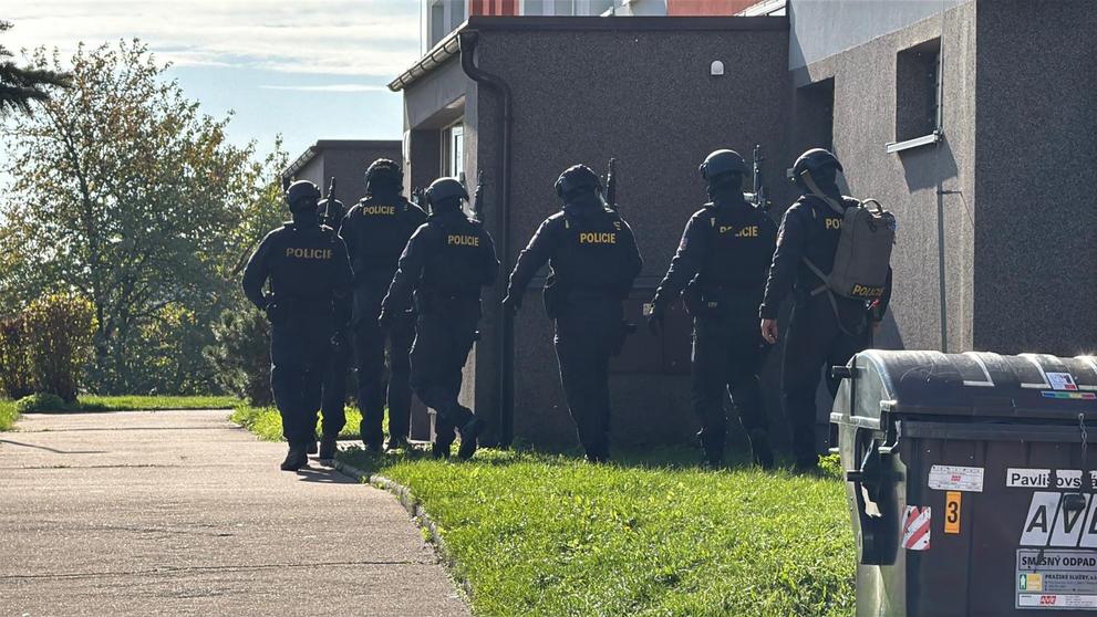 Policejní pátrání v Horních Počernicích (5)