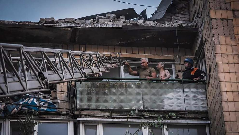 Ukrajina Ruské rakety zasáhly sídliště