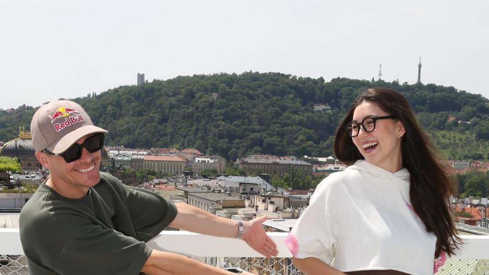 Naomi Adachiová s partnerem Maximem Habancem, 20. 6. 2024