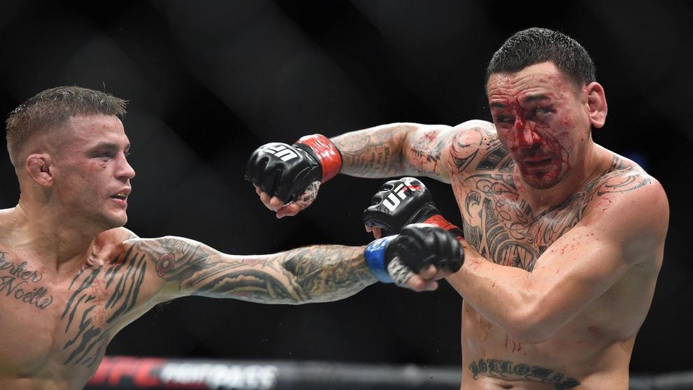 Dustin Poirier a Max Holloway
