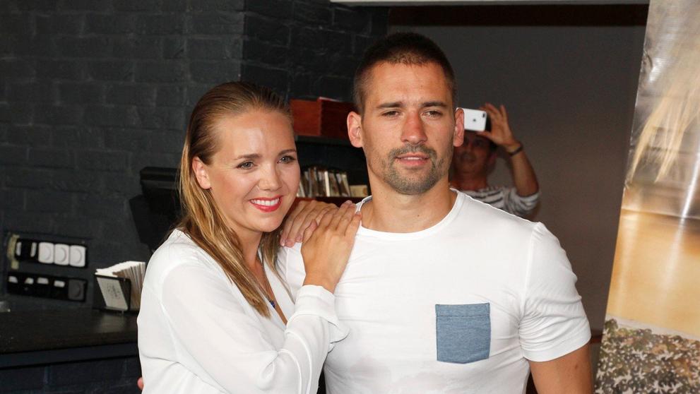 Tomáš Plekanec a Lucie Vondráčková