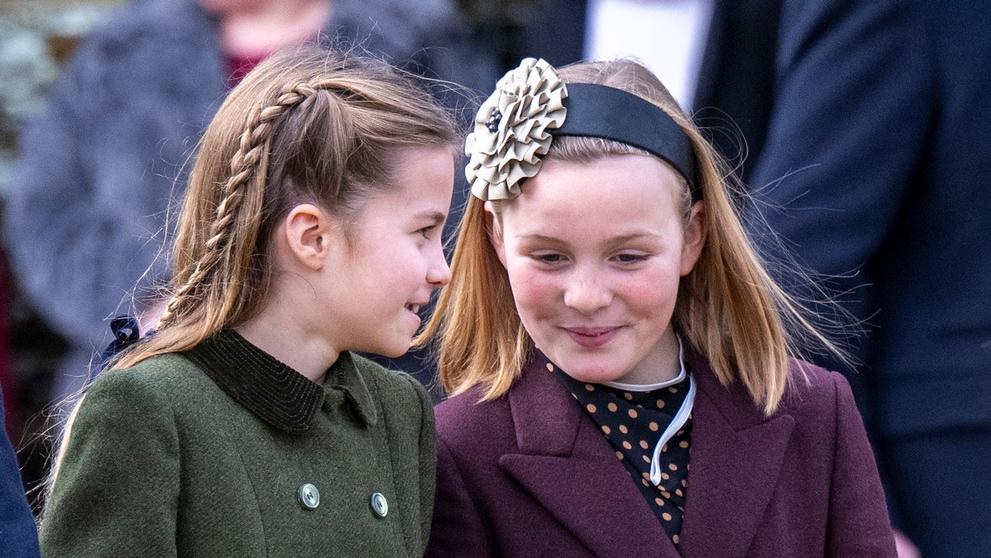 Princezna Charlotte a Mia Tindallová v Sandringham Estate