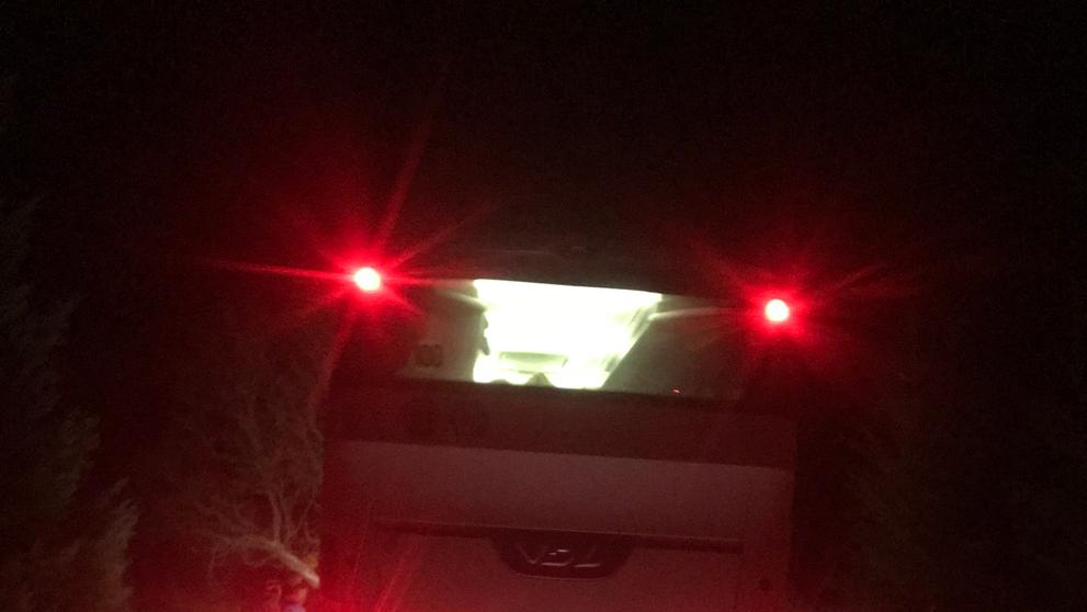 Evakuace seniorů z autobusu