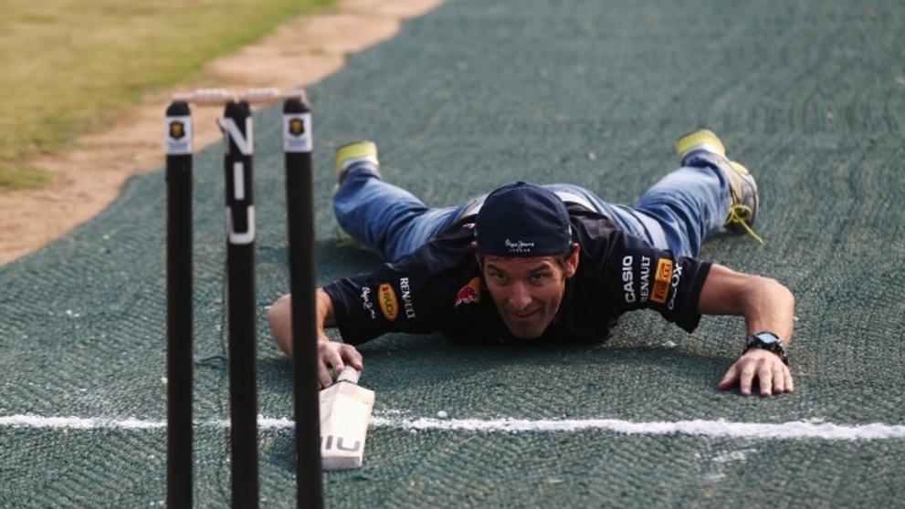 Mark Webber hraje kriket - 7