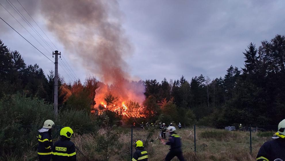 Požár domu u Třeboně - 3