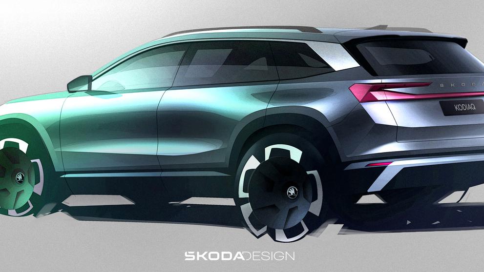 Nová generace Škody Kodiaq na designových skicách