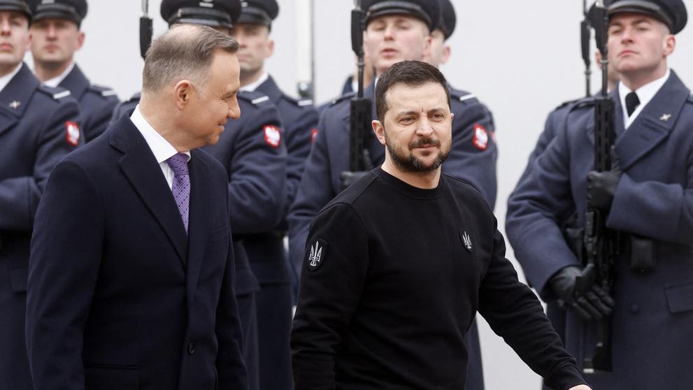 Volodymyr Zelenskyj v Polsku