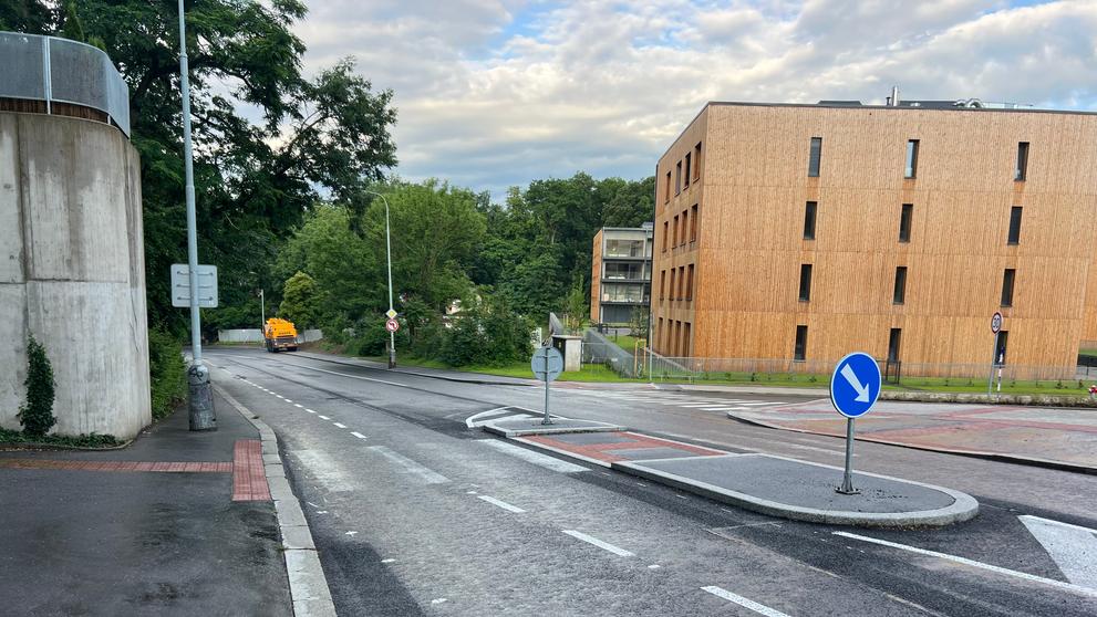 Aktuální stav ulice Podbělohorská