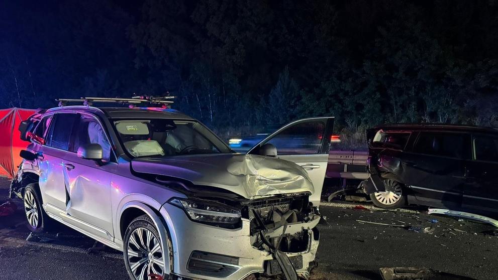 Dopravní nehoda na dálnici D11