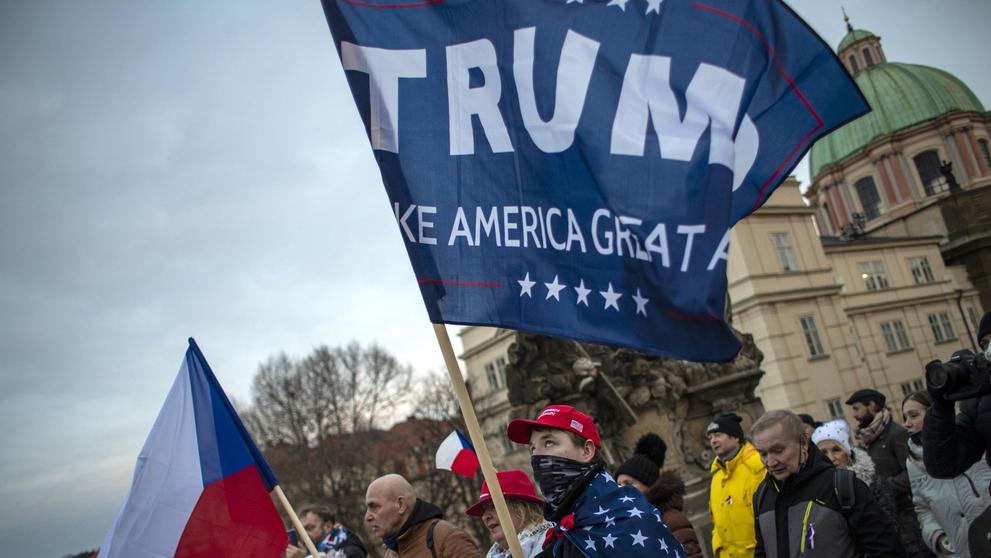 Demonstrace za Trumpa v Praze - 4